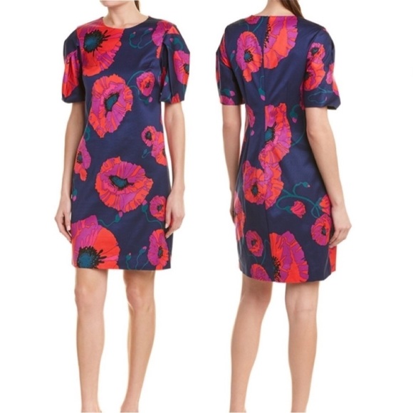 Trina Turk Blue Note Dress - Picture 1 of 9